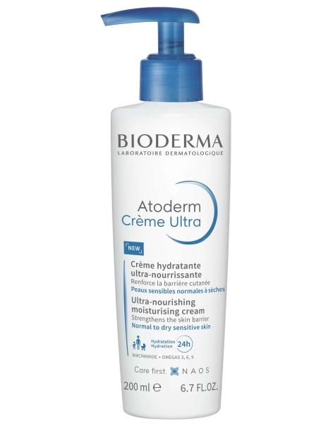 Bioderma Atoderm Ultra Cream Pump Bottle 200ml