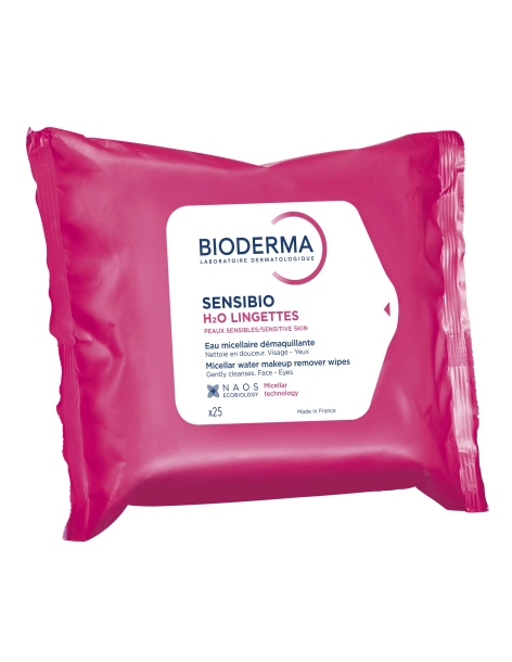 Bioderma Sensibio H2O lingettes 25 lingettes