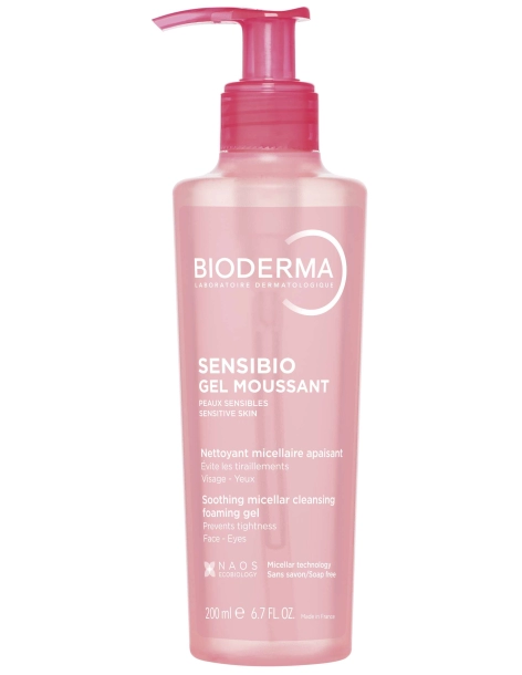 Bioderma Sensibio Gel moussant flacon pompe 200 ml 2