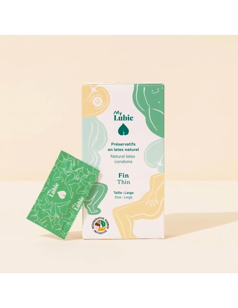 My Lubie Préservatifs en latex naturel et équitable Large...