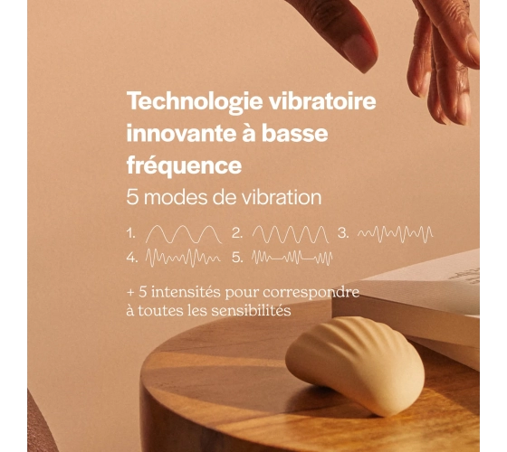 My Lubie Dune, accessoire vibrant en silicone...