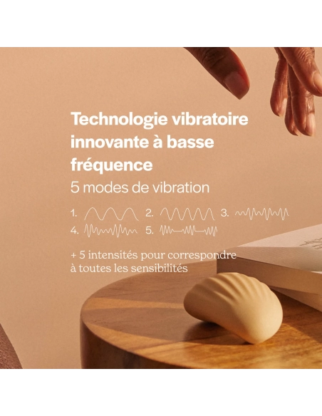 My Lubie Dune, accessoire vibrant en silicone moelleux - Sable