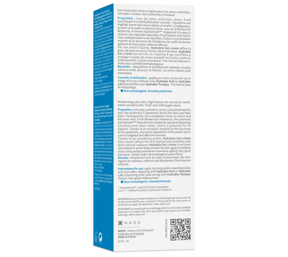 Bioderma Hydrabio Gel crème Tube 40ml