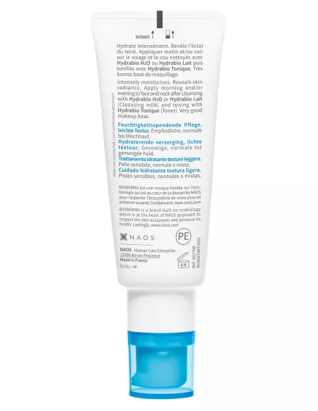 Bioderma Hydrabio Gel crème Tube 40ml