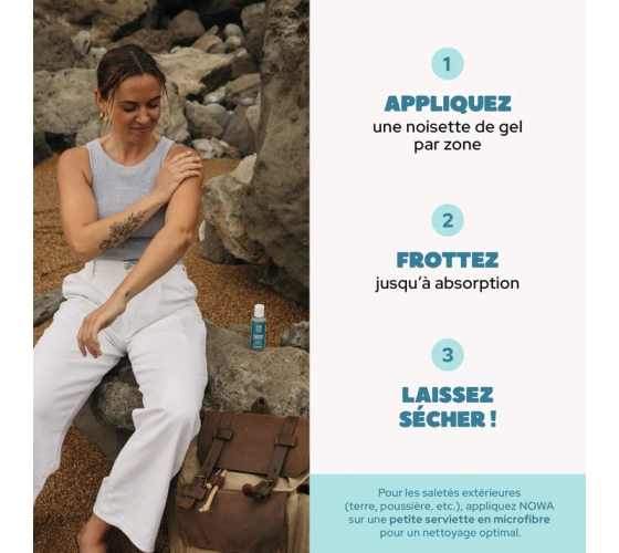 Nowa Nowater Gel nettoyant multi-usage sans eau