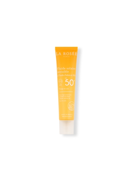 La Rosée Fluide solaire invisible à l'huile d'abricot bio SPF50