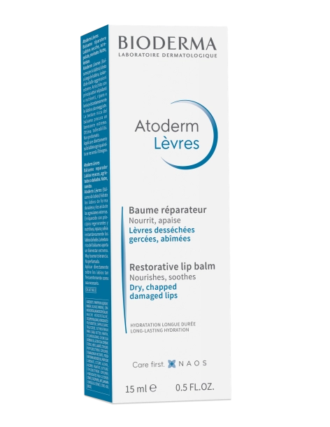 BIODERMA ATODERM BAUME LEVRES T15ML