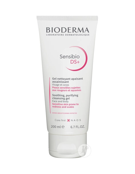 Bioderma Sensibio DS+ gel moussant tube 200ml