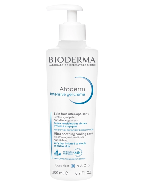 Bioderma Atoderm Intensive Gel crème flacon pompe 200ml