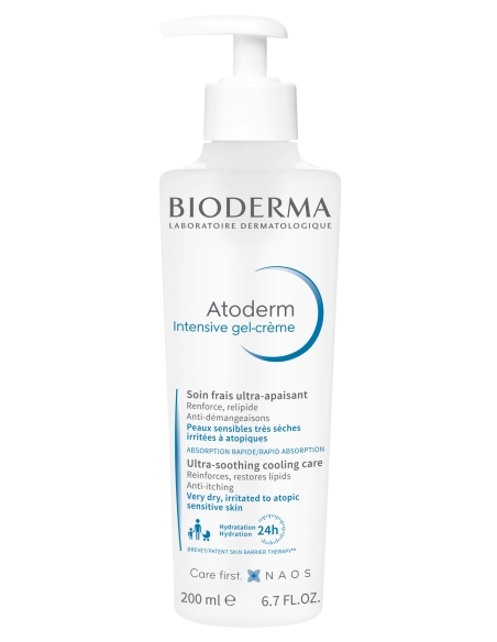 Bioderma Atoderm Intensive Gel crème flacon pompe 200ml