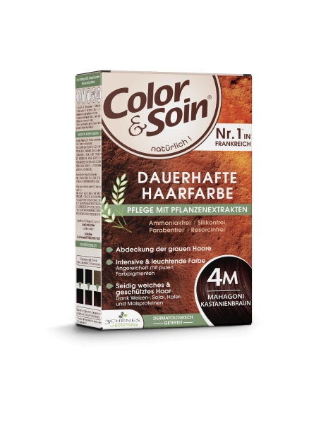 Color & Soin  Coloration châtain acajou 4M
