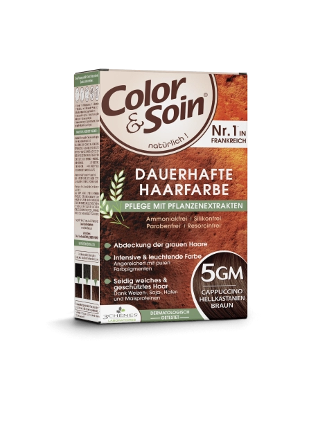 Color & Soin  Coloration châtain clair cappuccino 5GM