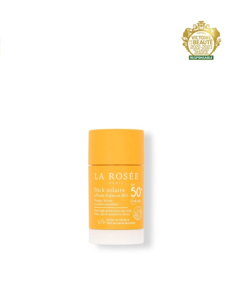 La Rosée Stick Solaire à l'huile d'abricot BIO SPF50 15ml