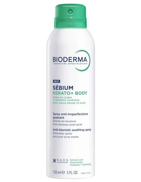 BIODERMA SEBIUM KERATO+ BODY SPRAY Flacon spray 150ml