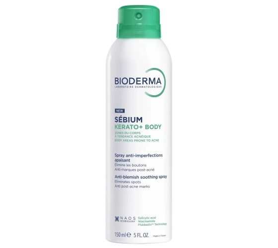 BIODERMA SEBIUM KERATO+ BODY SPRAY Flacon spray...