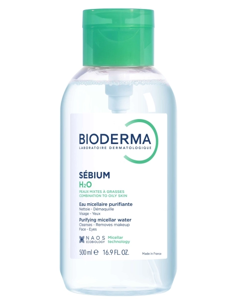 Bioderma Sébium H2O – Eau micellaire purifiante 500 ml... 2