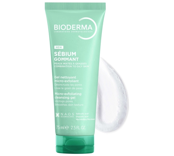 Bioderma Sébium Gommant – Gel nettoyant...