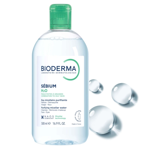 Bioderma Sébium H2O – Eau micellaire purifiante...