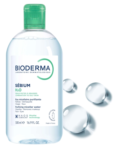 Bioderma Sébium H2O – Eau micellaire purifiante – 500 ml