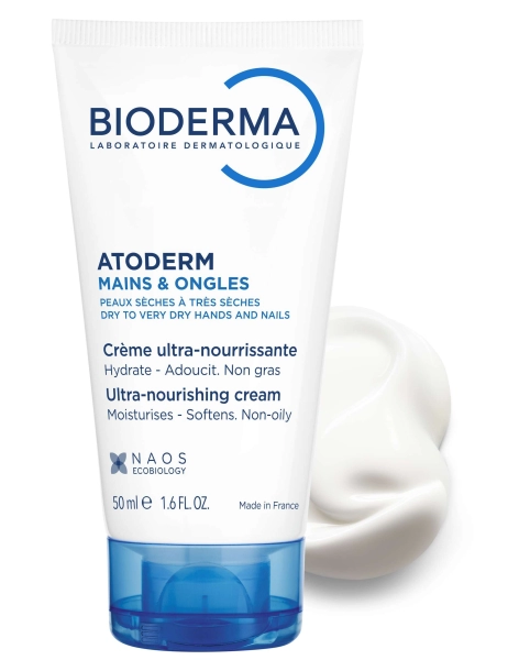 Bioderma Atoderm crème mains et ongles tube 50ml 2