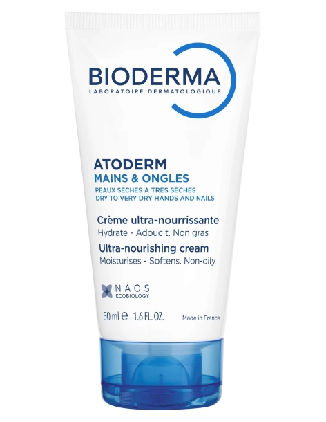 Bioderma Atoderm crème mains et ongles tube 50ml
