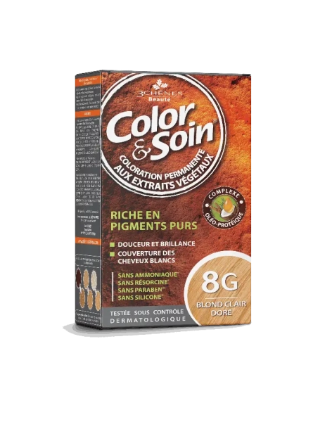COLOR & SOIN 8G - BLOND CLAIR DORÉ