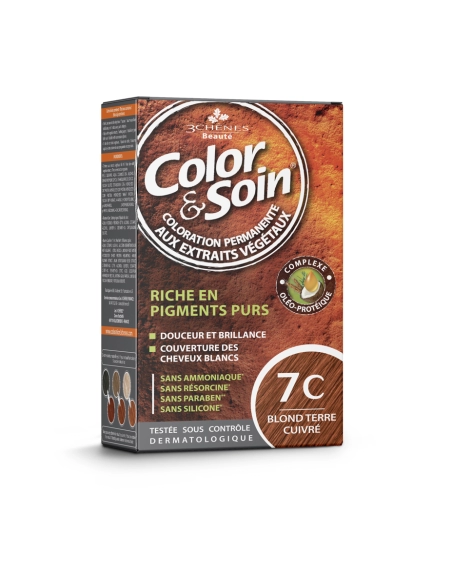 COLOR & SOIN 7C - BLOND TERRE CUIVRÉ