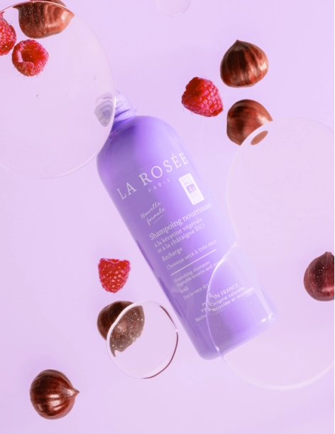 LA ROSEE ECORECHARGE SHAMPOING NOURRISSANT 400ML 2