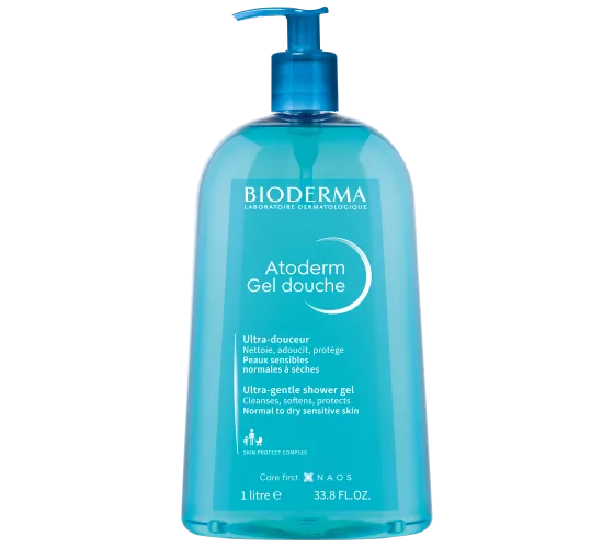 Bioderma Atoderm Gel douche Flacon pompe 1 litre