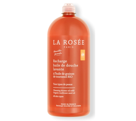 LA ROSEE ECORECHARGE HUILE DE DOUCHE LAVANTE A...