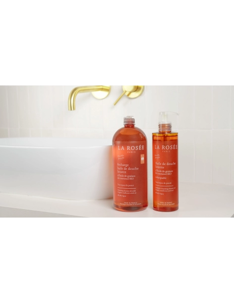 LA ROSEE ECORECHARGE HUILE DE DOUCHE LAVANTE A L'HUILE DE... 2