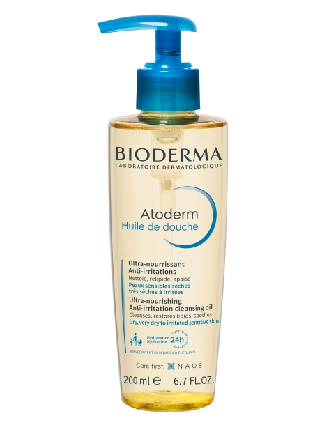Bioderma Atoderm Huile de douche flacon pompe 200ml 2