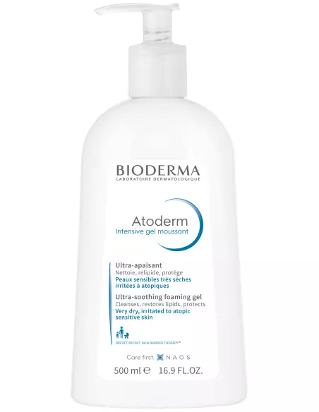 Bioderma Atoderm Intensive gel moussant Flacon pompe 500ml