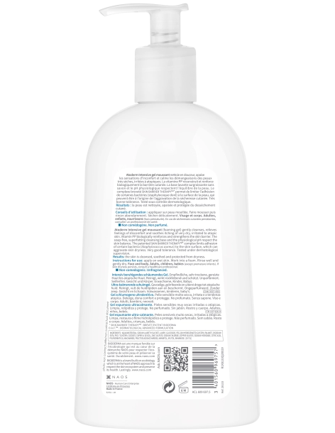 Atoderm Intensive gel moussant Flacon pompe 500ml 2