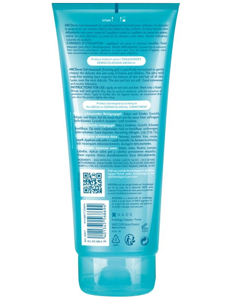 Bioderma Abcderm Moussant Tube 200ml 2