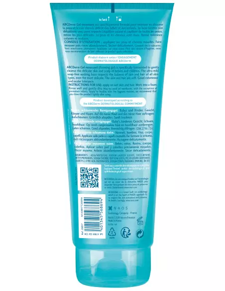 Abcderm Moussant Tube 200ml