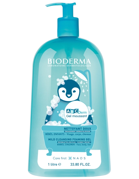 Bioderma Abcderm Moussant flacon pompe 1 Litre