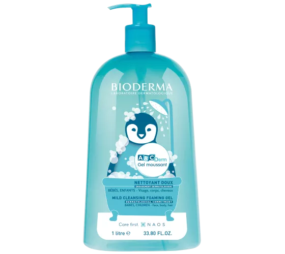 Bioderma Abcderm Moussant flacon pompe 1 Litre