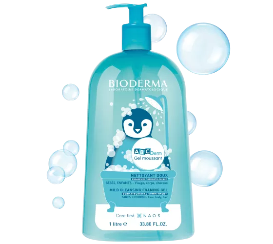 Bioderma Abcderm Moussant flacon pompe 1 Litre