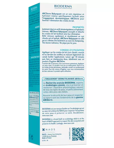 Abcderm  Baby squam Tube 40ml