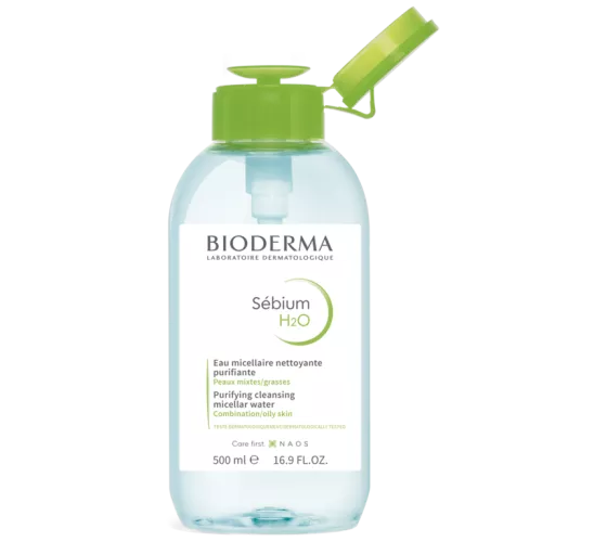Bioderma Sébium H20 Flacon  pompe inversée 500ml