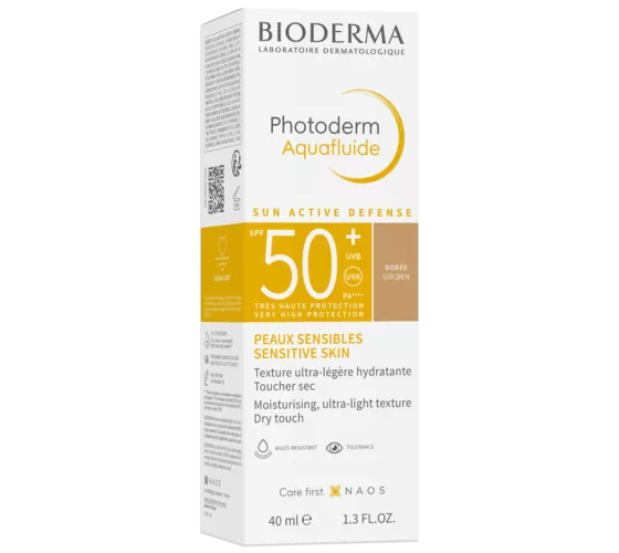 Photoderm  Aquafluide  Doré Tube 40ml SPF 50+