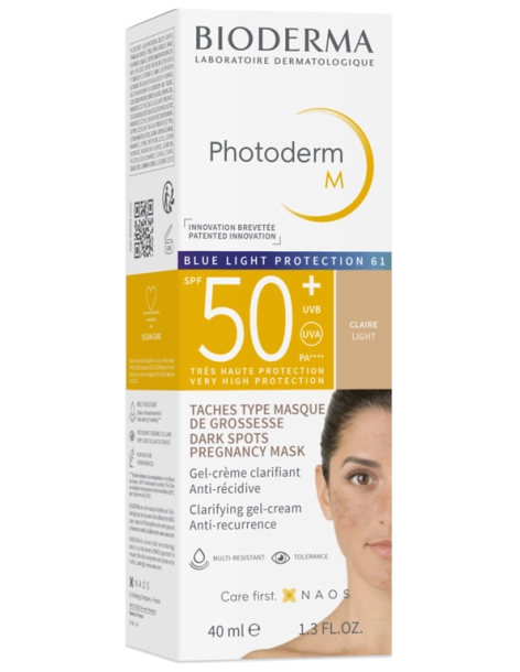 Photoderm M crème SPF 50+ teinte claire Tube 40ml 2