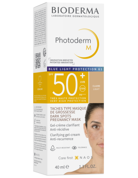 Photoderm M crème SPF 50+ teinte claire Tube 40ml