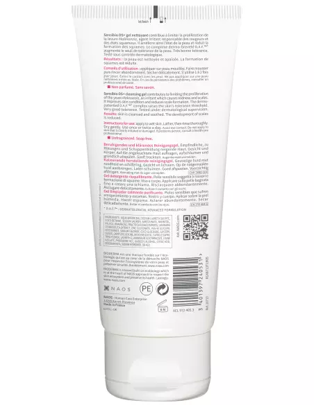 Bioderma Sensibio DS+ gel moussant tube 200ml