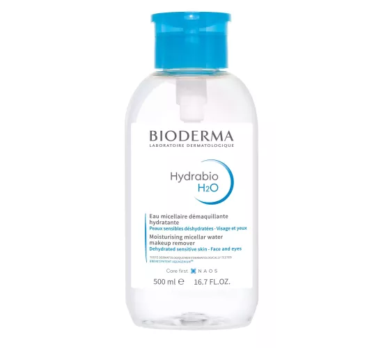 Bioderma Hydrabio H2O Flacon 500ml pompe inversée