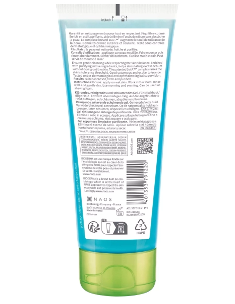 Bioderma Sébium Gel moussant Tube 100 ml 2