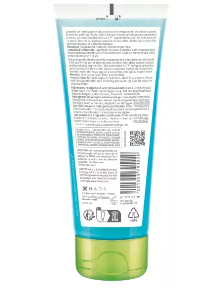 Bioderma Sébium Gel moussant Tube 100 ml