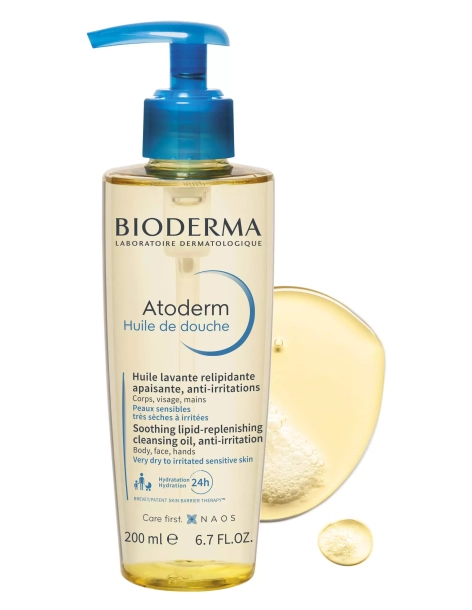 Atoderm Huile de douche Flacon pompe 200ml