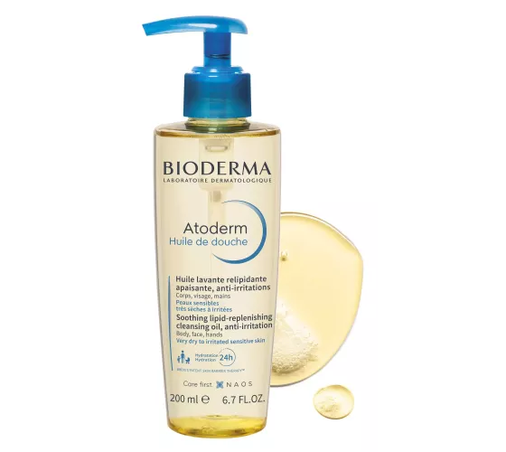 Bioderma Atoderm Huile de douche flacon pompe...